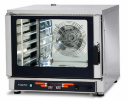 Φούρνος ηλεκτρικός κυκλοθερμικός με ατμό–υγρασία για 5 ταψιά 600x400mm ή 5 ταψιά GN 1/1 TECNODOM A1601