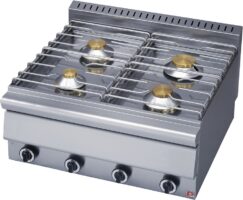 Εστία αερίου επιτραπέζια με 4 εστίες 80x70x34cm Panaritis GH 470