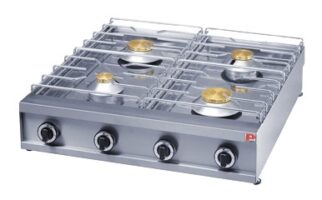 Εστία αερίου επιτραπέζια με 4 εστίες 80x70x22cm Panaritis GL 470