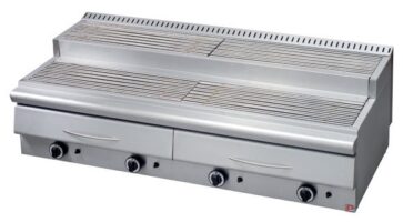 Σουβλάκι grill αερίου νερού 2 επιπέδων 120x70x34cm Panaritis GS4120 70