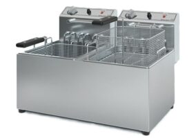 Φριτέζα ηλεκτρική 7+7Lt διπλή 380V 56x43x38cm Tzethan Φ1003/380