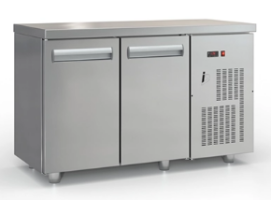 Ψυγείο πάγκος κατάψυξης 287 Lt με 2 πόρτες GN 135x70x87cm Inox Dobros PSMK13570