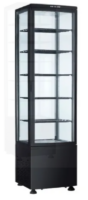 Βιτρίνα ψυχόμενη επιδαπέδια (515x485x1895mm – 288Lt) μαύρη Karamco CL-288BLACK