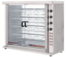 Κοτοπουλιέρα ηλεκτρική με 9 σούβλες 132x57x125cm North HK9