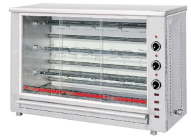 Αρνιέρα ηλεκτρική με 3 σούβλες 151x50x105cm North HK3A