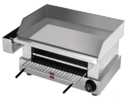 Πλατώ ηλεκτρικό μονό με λεία πλάκα 58×45,5×33,2cm Karamco IEG-580