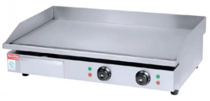 Πλατώ ηλεκτρικό διπλό με λεία πλάκα & πανωσήκωμα 70×50×23cm Karamco EG820