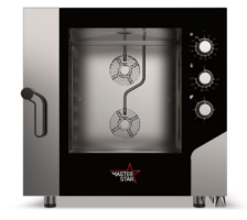 Φούρνος ηλεκτρικός κυκλοθερμικός 6 θέσεων 600×400mm ή 6 GN1/1 απευθείας ψεκασμού με υγραντήρα Master Star 616S