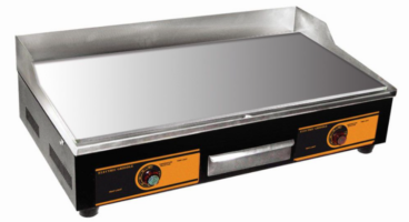 Πλατώ ηλεκτρικό διπλό με λεία πλάκα 73×46×24cm Dynamic VEG 835