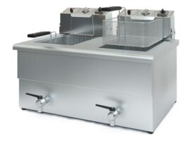 Φριτέζα ηλεκτρική 12+12Lt διπλή 380V/7,5kW 73x56x53cm Tzethan TX10/380/7,5