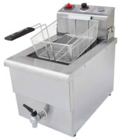 Φριτέζα ηλεκτρική 12Lt μονή 5,1kW 36x56x53cm Tzethan TX5/5,1