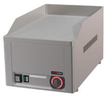 Πλατώ ηλεκτρικό μονό χρωμίου με λεία πλάκα 33×53,8×28,5cm Redfox FTHC 30 E