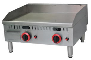 Πλατώ αερίου διπλό με λεία πλάκα Karamco PL-JY-610-OZ