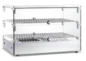 Βιτρίνα επιτραπέζια θερμαινόμενη (555x361x379mm) Karamco HW-50