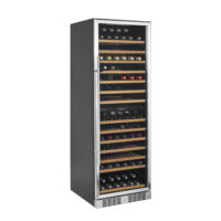 Βιτρίνα κρασιών 2 θερμοκρασιών πλαίσιο πόρτας inox Tefcold TFW400-2S