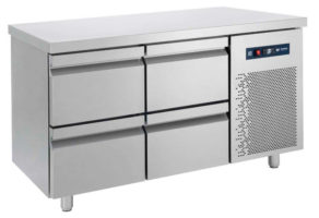 Ψυγείο πάγκος συντήρηση 139×70 με 4 συρτάρια GN Bambas Frost PG 139 S