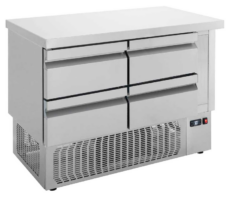 Ψυγείο πάγκος συντήρηση 110×70 με 4 συρτάρια & ψυκτικό μηχάνημα στη βάση Bambas Frost PS 110