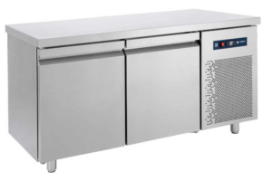 Ψυγείο πάγκος 155×60 συντήρηση με 2 μεγάλες πόρτες & ψυκτικό μηχάνημα Bambas Frost PM6 155