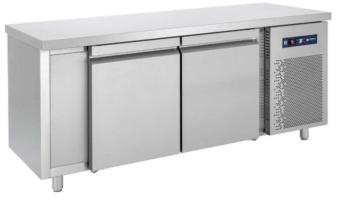 Ψυγείο πάγκος 185×60 συντήρηση με 2 μεγάλες πόρτες & ψυκτικό μηχάνημα Bambas Frost PM6 185