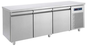 Ψυγείο πάγκος 216×60 συντήρηση με 3 μεγάλες πόρτες & ψυκτικό μηχάνημα Bambas Frost PM6 216