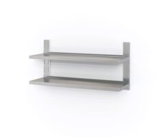 Ραφιέρα τοίχου 50×30 διπλή WDP1