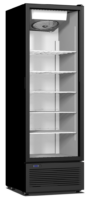 Βιτρίνα συντήρησης μονή 567 Lt μαύρο χρώμα CRYSTAL CR 600