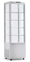Βιτρίνα ψυχόμενη επιδαπέδια (515x485x1690mm – 238Lt) ασημί Karamco CL-238SILVER