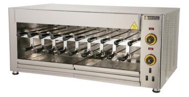 Ψησταριά ηλεκτρική για 19 κοντοσούβλια 114x61x52cm Sergas SGE19