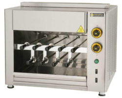 Ψησταριά αερίου για 9 κοντοσούβλια 74x61x60cm Sergas SGA9