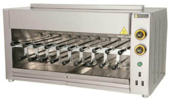 Ψησταριά αερίου για 19 κοντοσούβλια 114x61x60cm Sergas SGA19