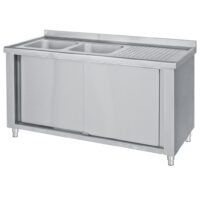 Λάντζα κλειστή 220x70x85 με 2 γούρνες 2LK7