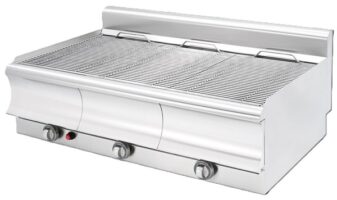 Γκριλ αερίου νερού τριπλό 111X60X32cm Visvardis G360CAT-KYM