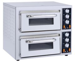 Φούρνος πίτσας αναλογικός διπλός 2xØ35cm 58x46x51cm BakePro BP 235M