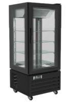 Βιτρίνα ζαχαροπλαστικής κατάψυξη πανοραμική (134Lt-650×650×1500mm) Karamco G-LDC65