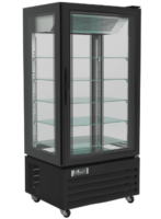 Βιτρίνα ζαχαροπλαστικής κατάψυξη πανοραμική (439Lt-850×650×1950mm) Karamco G-LDC85L