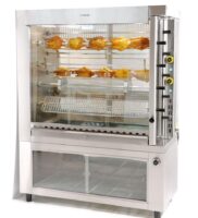 Κοτοπουλιέρα αερίου με 9 σούβλες KG9 1450×640×1260 mm Sergas