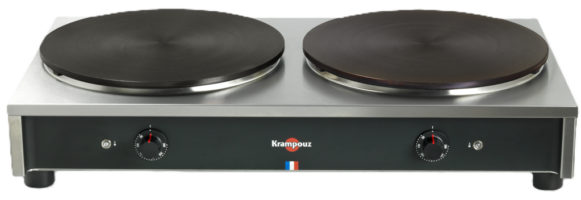 Κρεπιέρα ηλεκτρική διπλή 2xØ40cm Krampouz CSCA8AA