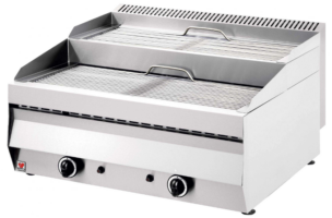 Σουβλακιέρα αερίου με λιποσυλλέκτη νερού 2 επιπέδων 77×70×46cm North GR200