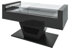 Βιτρίνα Ζαχαροπλαστείου 150cm με επάλληλα συρόμενα κρύσταλλα Domi Αριάδνη