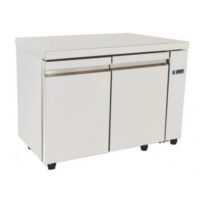 Ψυγείο πάγκος 121x70 κατάψυξη με 2 πόρτες μεγάλες χωρίς ψυκτικό μηχάνημα Niki Inox PA 70 121MF